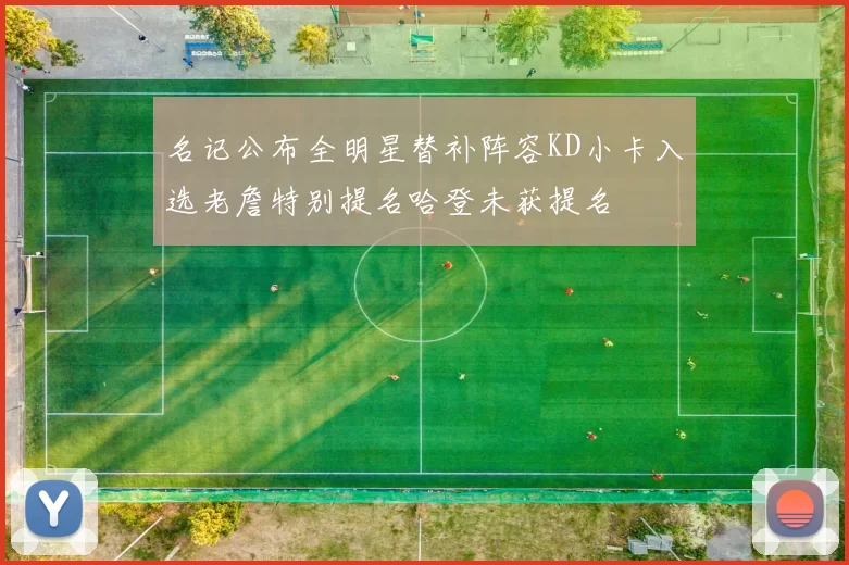 名记公布全明星替补阵容KD小卡入选老詹特别提名哈登未获提名