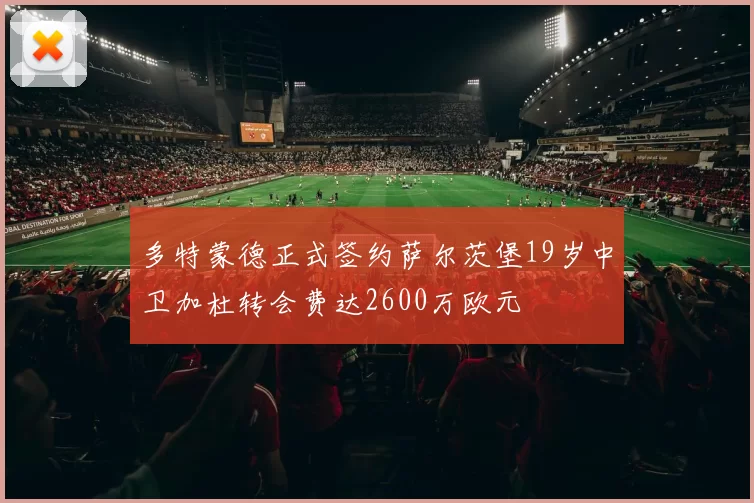 多特蒙德正式签约萨尔茨堡19岁中卫加杜转会费达2600万欧元